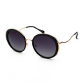 Premium UV-geschützte schwarze ovale Sonnenbrille für Frauen